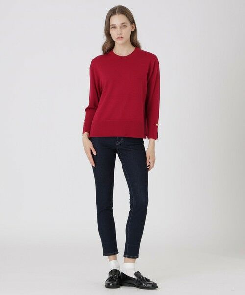 BLUE LABEL / BLACK LABEL CRESTBRIDGE / ブルーレーベル / ブラックレーベル・クレストブリッジ  ニット・セーター | 【ウォッシャブル】ウォッシャブルウールオーバーニットプルオーバー | 詳細11