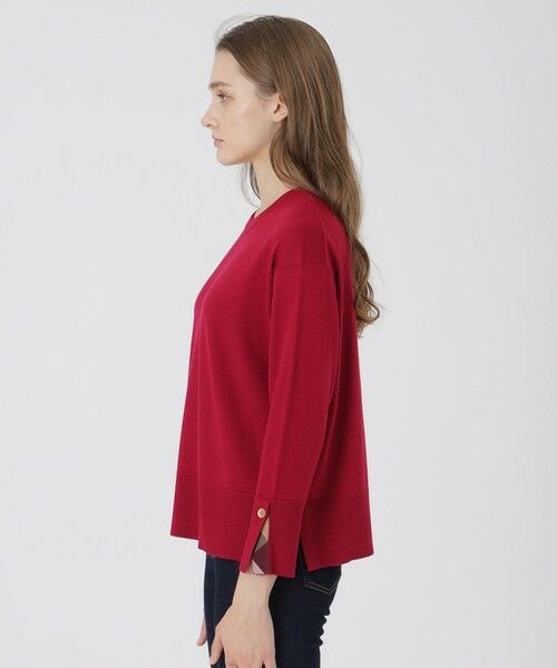 BLUE LABEL / BLACK LABEL CRESTBRIDGE / ブルーレーベル / ブラックレーベル・クレストブリッジ  ニット・セーター | 【ウォッシャブル】ウォッシャブルウールオーバーニットプルオーバー | 詳細12