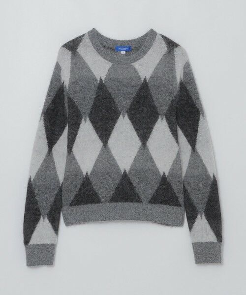BLUE LABEL / BLACK LABEL CRESTBRIDGE / ブルーレーベル / ブラックレーベル・クレストブリッジ  ニット・セーター | ヘアリーアーガイルニット | 詳細4