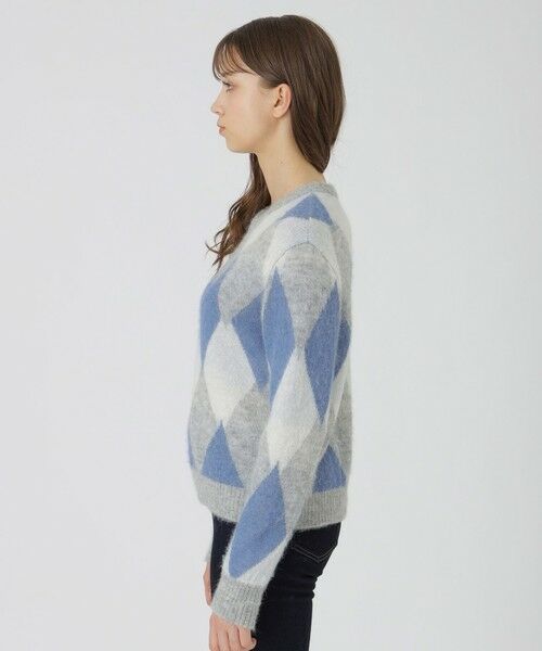 BLUE LABEL / BLACK LABEL CRESTBRIDGE / ブルーレーベル / ブラックレーベル・クレストブリッジ  ニット・セーター | ヘアリーアーガイルニット | 詳細6