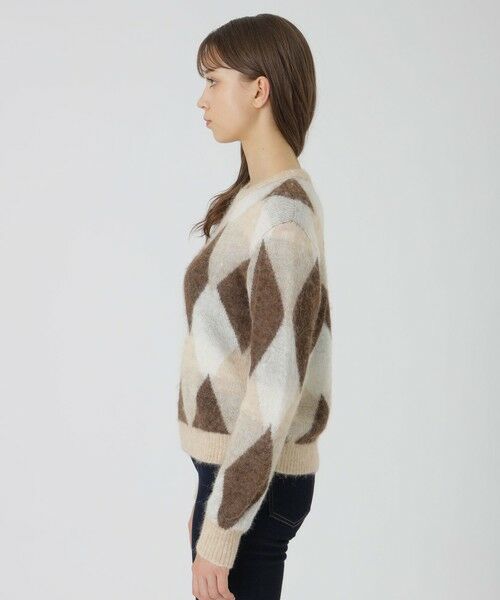 BLUE LABEL / BLACK LABEL CRESTBRIDGE / ブルーレーベル / ブラックレーベル・クレストブリッジ  ニット・セーター | ヘアリーアーガイルニット | 詳細10