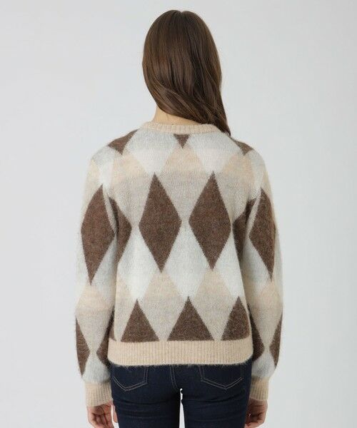 BLUE LABEL / BLACK LABEL CRESTBRIDGE / ブルーレーベル / ブラックレーベル・クレストブリッジ  ニット・セーター | ヘアリーアーガイルニット | 詳細11