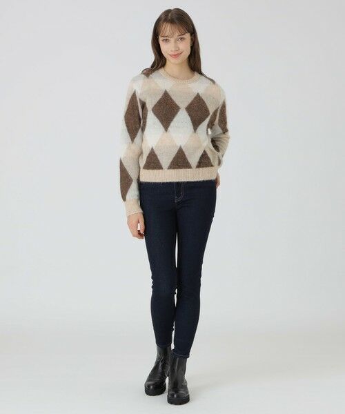 BLUE LABEL / BLACK LABEL CRESTBRIDGE / ブルーレーベル / ブラックレーベル・クレストブリッジ  ニット・セーター | ヘアリーアーガイルニット | 詳細9