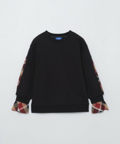 BLUE LABEL / BLACK LABEL CRESTBRIDGE / ブルーレーベル / ブラックレーベル・クレストブリッジ  カットソー | アームスリットパーシャルチェックプルオーバー | 詳細10
