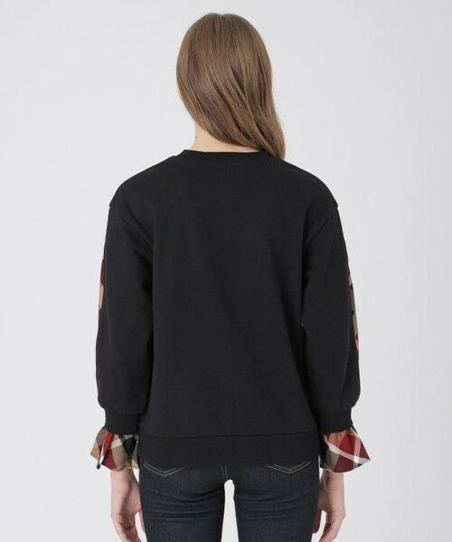 BLUE LABEL / BLACK LABEL CRESTBRIDGE / ブルーレーベル / ブラックレーベル・クレストブリッジ  カットソー | アームスリットパーシャルチェックプルオーバー | 詳細9