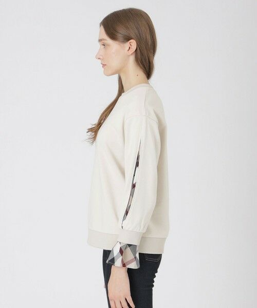 BLUE LABEL / BLACK LABEL CRESTBRIDGE / ブルーレーベル / ブラックレーベル・クレストブリッジ  カットソー | アームスリットパーシャルチェックプルオーバー | 詳細13