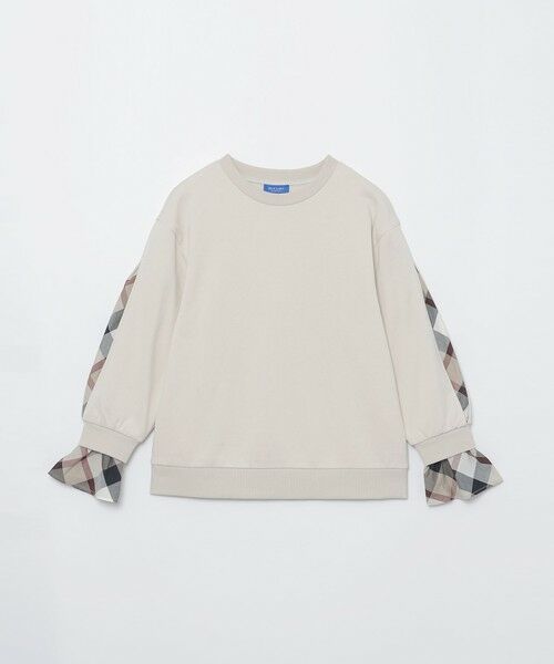 BLUE LABEL / BLACK LABEL CRESTBRIDGE / ブルーレーベル / ブラックレーベル・クレストブリッジ  カットソー | アームスリットパーシャルチェックプルオーバー | 詳細15