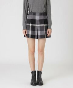 【BURBERRY BLUE LABEL】ブラック ワイドパンツ BURBERRY BLUE LABEL】ブラック ワイドパンツ