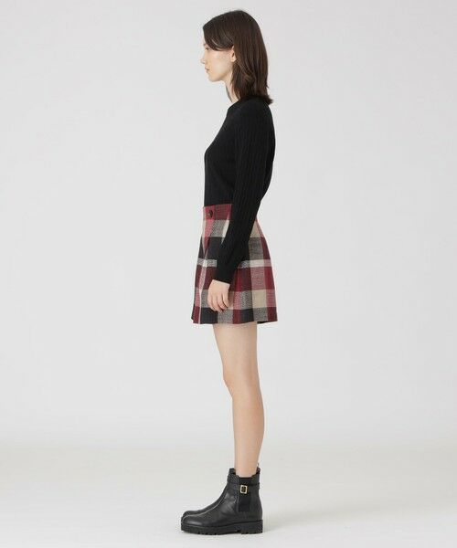 BLUE LABEL / BLACK LABEL CRESTBRIDGE / ブルーレーベル / ブラックレーベル・クレストブリッジ  その他パンツ | クレストブリッジチェックスラブプリペラキュロットパンツ | 詳細9