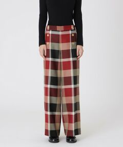 BLUE LABEL / BLACK LABEL CRESTBRIDGE / ブルーレーベル / ブラックレーベル・クレストブリッジ  その他パンツ | 【原宿店限定】クレストブリッジチェッククロッシングビエラワイドパンツ