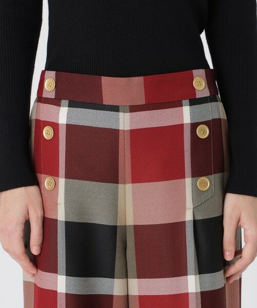 BLUE LABEL / BLACK LABEL CRESTBRIDGE / ブルーレーベル / ブラックレーベル・クレストブリッジ  その他パンツ | 【原宿店限定】クレストブリッジチェッククロッシングビエラワイドパンツ | 詳細4