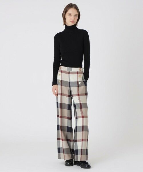 BLUE LABEL / BLACK LABEL CRESTBRIDGE / ブルーレーベル / ブラックレーベル・クレストブリッジ  その他パンツ | 【原宿店限定】クレストブリッジチェッククロッシングビエラワイドパンツ | 詳細8