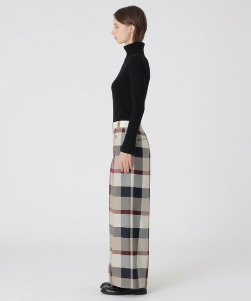 BLUE LABEL / BLACK LABEL CRESTBRIDGE / ブルーレーベル / ブラックレーベル・クレストブリッジ  その他パンツ | 【原宿店限定】クレストブリッジチェッククロッシングビエラワイドパンツ | 詳細9