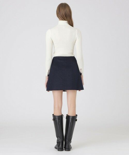 BLUE LABEL / BLACK LABEL CRESTBRIDGE / ブルーレーベル / ブラックレーベル・クレストブリッジ  ミニ・ひざ丈スカート | クレストブリッジチェックリバーポリウール巻きスカート | 詳細17