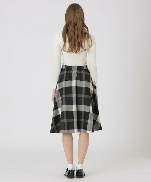 BLUE LABEL / BLACK LABEL CRESTBRIDGE / ブルーレーベル / ブラックレーベル・クレストブリッジ  ミニ・ひざ丈スカート | クレストブリッジチェックサキソニーフレアスカート | 詳細3