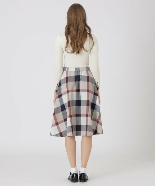 BLUE LABEL / BLACK LABEL CRESTBRIDGE / ブルーレーベル / ブラックレーベル・クレストブリッジ  ミニ・ひざ丈スカート | クレストブリッジチェックサキソニーフレアスカート | 詳細17
