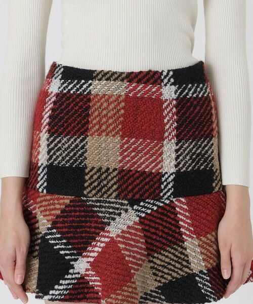 BLUE LABEL / BLACK LABEL CRESTBRIDGE / ブルーレーベル / ブラックレーベル・クレストブリッジ  ミニ・ひざ丈スカート | 【取扱店舗限定】クレストブリッジチェックロービングツイードミニスカート | 詳細4