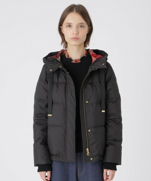 BLUE LABEL / BLACK LABEL CRESTBRIDGE / ブルーレーベル / ブラックレーベル・クレストブリッジ  その他アウター | 【一部店舗限定】タフタショートダウンコート（ブラック）