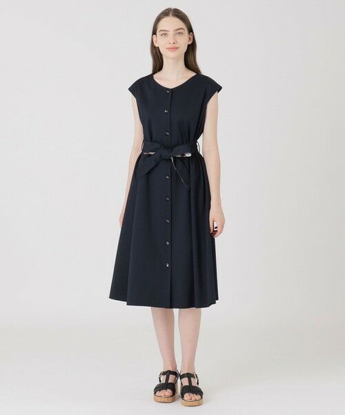 BLUE LABEL / BLACK LABEL CRESTBRIDGE / ブルーレーベル / ブラックレーベル・クレストブリッジ ドレス | 【一部店舗限定】ハイゲージポンチドレス(ネイビー3)