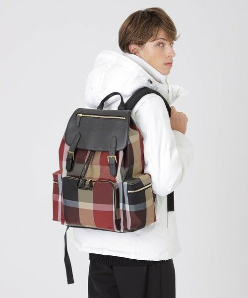 BLUE LABEL / BLACK LABEL CRESTBRIDGE / ブルーレーベル / ブラックレーベル・クレストブリッジ  ショルダーバッグ | 【10th ANNIVERSARY】LIMONTAクレストブリッジチェックバックパック | 詳細1