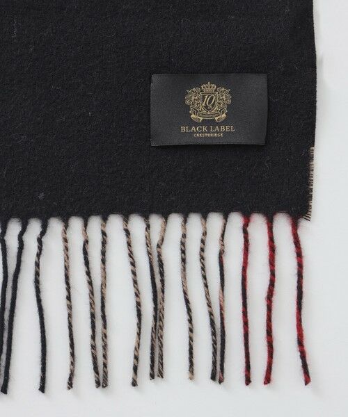BLUE LABEL / BLACK LABEL CRESTBRIDGE / ブルーレーベル / ブラックレーベル・クレストブリッジ  マフラー・ショール・スヌード・ストール | 【10th ANNIVERSARY】クレストブリッジチェックロゴジャカードカシミヤマフラー | 詳細2