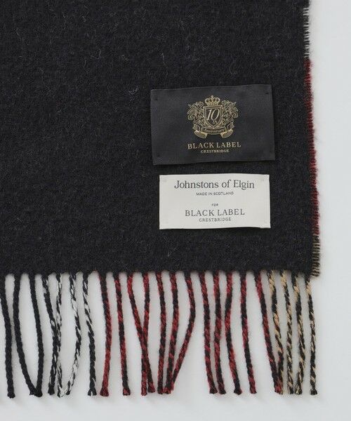 BLUE LABEL / BLACK LABEL CRESTBRIDGE / ブルーレーベル / ブラックレーベル・クレストブリッジ  マフラー・ショール・スヌード・ストール | 【WEB限定】【10th ANNIVERSARY】Johnstonsクレストブリッジチェックブランケット | 詳細2