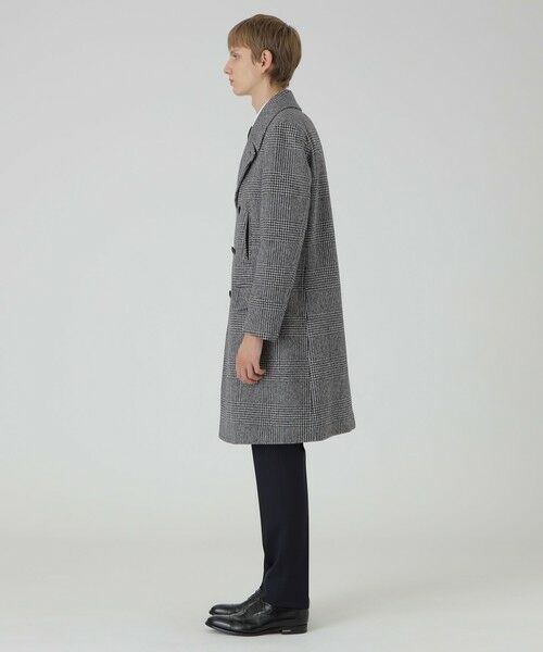 BLUE LABEL / BLACK LABEL CRESTBRIDGE / ブルーレーベル / ブラックレーベル・クレストブリッジ その他アウター | グレンチェックツイードミリタリーコート | 詳細2