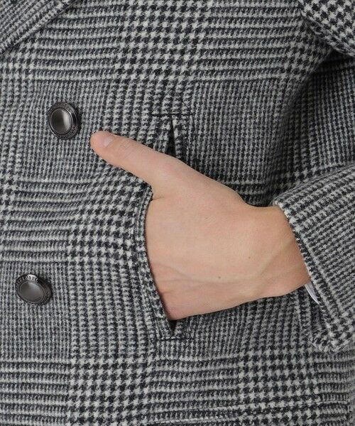 BLUE LABEL / BLACK LABEL CRESTBRIDGE / ブルーレーベル / ブラックレーベル・クレストブリッジ その他アウター | グレンチェックツイードミリタリーコート | 詳細4