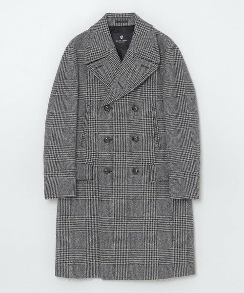 BLUE LABEL / BLACK LABEL CRESTBRIDGE / ブルーレーベル / ブラックレーベル・クレストブリッジ その他アウター | グレンチェックツイードミリタリーコート | 詳細7