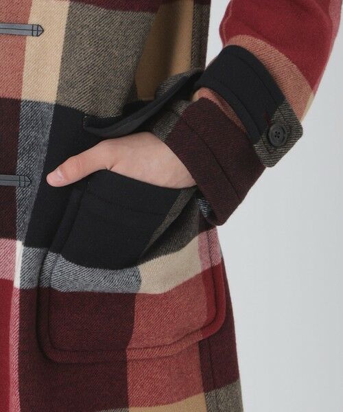 BLUE LABEL / BLACK LABEL CRESTBRIDGE / ブルーレーベル / ブラックレーベル・クレストブリッジ その他アウター | 【10th ANNIVERSARY】エアリーメルトンクレストブリッジチェックダッフルコート | 詳細4