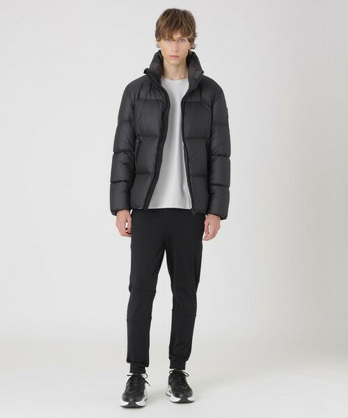 BLUE LABEL / BLACK LABEL CRESTBRIDGE / ブルーレーベル / ブラックレーベル・クレストブリッジ  その他アウター | 【BLACK lab.】ライトウェイトスタンドネックリップダウン | 詳細1