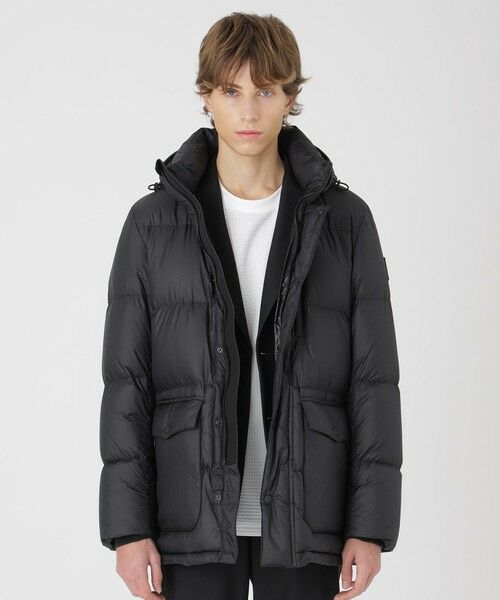 BLUE LABEL / BLACK LABEL CRESTBRIDGE / ブルーレーベル / ブラックレーベル・クレストブリッジ  その他アウター | 【BLACK lab.】ライトウェイトミドルレングスリップダウン（ブラック）