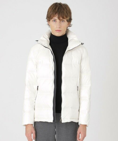 BLUE LABEL / BLACK LABEL CRESTBRIDGE / ブルーレーベル / ブラックレーベル・クレストブリッジ  その他アウター | 【一部店舗限定】クレストブリッジチェックコンビネーションダウン（オフホワイト1）