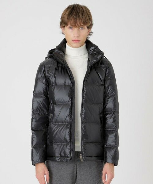 BLUE LABEL / BLACK LABEL CRESTBRIDGE / ブルーレーベル / ブラックレーベル・クレストブリッジ  その他アウター | 【一部店舗限定】クレストブリッジチェックコンビネーションダウン（ブラック）