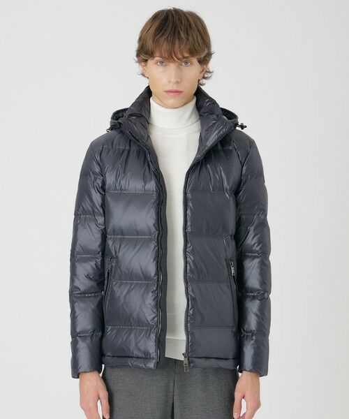 BLUE LABEL / BLACK LABEL CRESTBRIDGE / ブルーレーベル / ブラックレーベル・クレストブリッジ  その他アウター | 【一部店舗限定】クレストブリッジチェックコンビネーションダウン（ネイビー1）