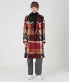 BLUE LABEL / BLACK LABEL CRESTBRIDGE / ブルーレーベル / ブラックレーベル・クレストブリッジ  その他アウター | 【10th ANNIVERSARY】【一部店舗限定】MAPELスライバーチェックダブルブレストコート