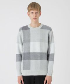 BLUE LABEL / BLACK LABEL CRESTBRIDGE / ブルーレーベル / ブラックレーベル・クレストブリッジ  ニット・セーター | フェザークレストブリッジチェックニット