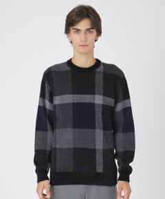 BLUE LABEL / BLACK LABEL CRESTBRIDGE / ブルーレーベル / ブラックレーベル・クレストブリッジ  ニット・セーター | フェザークレストブリッジチェックニット