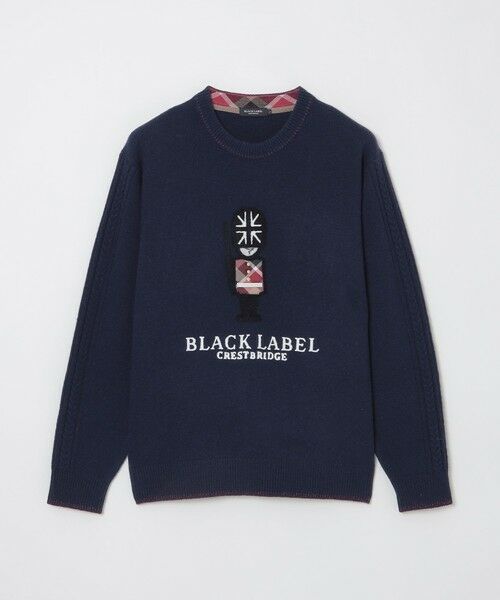 BLUE LABEL / BLACK LABEL CRESTBRIDGE / ブルーレーベル / ブラックレーベル・クレストブリッジ  ニット・セーター | ガーズマンエンブロイダリーニット | 詳細5