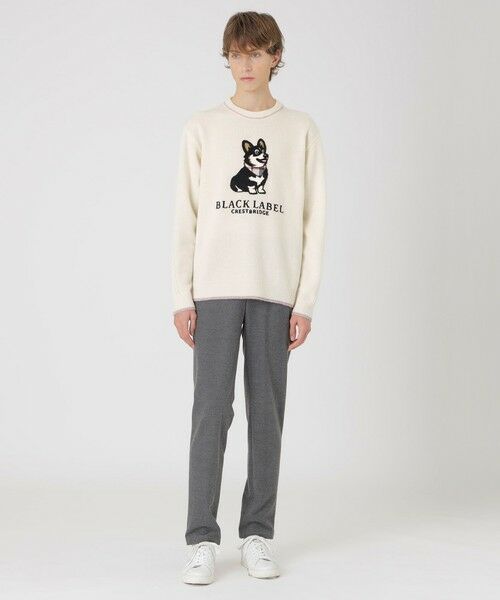 BLUE LABEL / BLACK LABEL CRESTBRIDGE / ブルーレーベル / ブラックレーベル・クレストブリッジ ニット・セーター | コーギーエンブロイダリーニット | 詳細1
