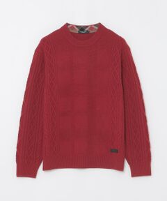 BLUE LABEL / BLACK LABEL CRESTBRIDGE / ブルーレーベル / ブラックレーベル・クレストブリッジ  ニット・セーター | カシミヤミックスアランニット