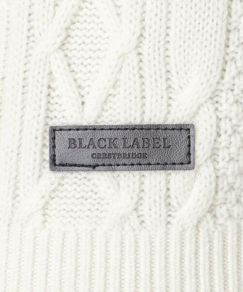 BLUE LABEL / BLACK LABEL CRESTBRIDGE / ブルーレーベル / ブラックレーベル・クレストブリッジ  ニット・セーター | カシミヤミックスアランニット | 詳細4