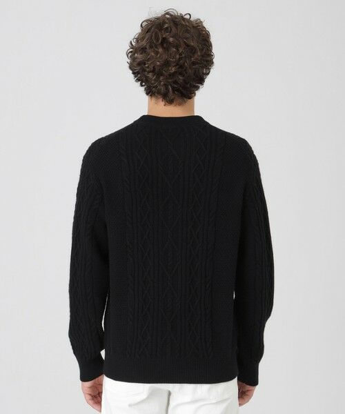 BLUE LABEL / BLACK LABEL CRESTBRIDGE / ブルーレーベル / ブラックレーベル・クレストブリッジ  ニット・セーター | カシミヤミックスアランニット | 詳細13