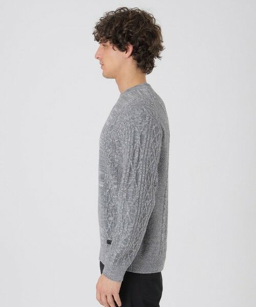 BLUE LABEL / BLACK LABEL CRESTBRIDGE / ブルーレーベル / ブラックレーベル・クレストブリッジ  ニット・セーター | カシミヤミックスアランニット | 詳細7