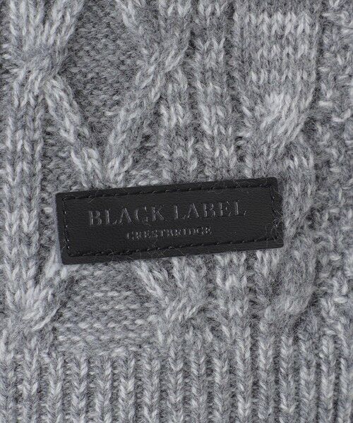 BLUE LABEL / BLACK LABEL CRESTBRIDGE / ブルーレーベル / ブラックレーベル・クレストブリッジ  ニット・セーター | カシミヤミックスアランニット | 詳細9
