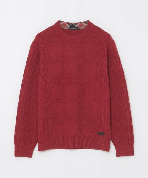 BLUE LABEL / BLACK LABEL CRESTBRIDGE / ブルーレーベル / ブラックレーベル・クレストブリッジ  ニット・セーター | カシミヤミックスアランニット | 詳細20