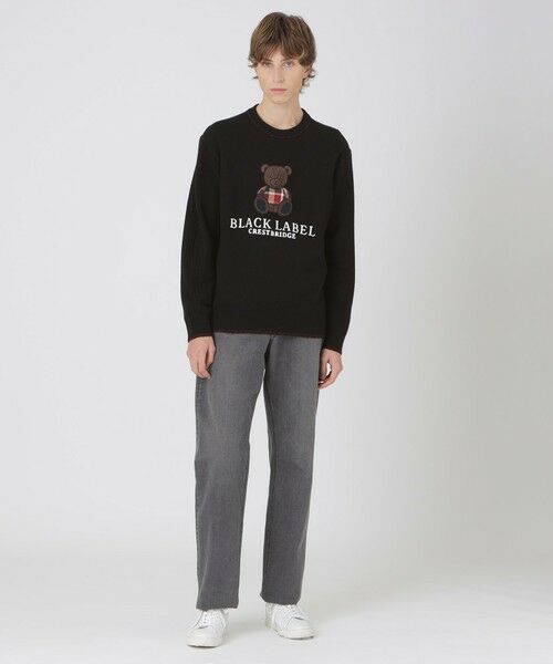 BLUE LABEL / BLACK LABEL CRESTBRIDGE / ブルーレーベル / ブラックレーベル・クレストブリッジ ニット・セーター | 【一部店舗限定】ベアーエンブロイダリーニット | 詳細1
