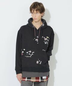 BLUE LABEL / BLACK LABEL CRESTBRIDGE / ブルーレーベル / ブラックレーベル・クレストブリッジ  カットソー | 【Maison MIHARA YASUHIRO】【一部店舗限定】コラボレイヤードフーディー