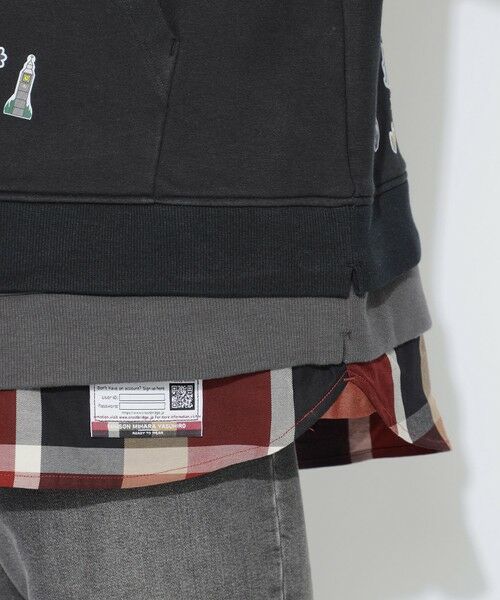 BLUE LABEL / BLACK LABEL CRESTBRIDGE / ブルーレーベル / ブラックレーベル・クレストブリッジ  カットソー | 【Maison MIHARA YASUHIRO】【一部店舗限定】コラボレイヤードフーディー | 詳細6