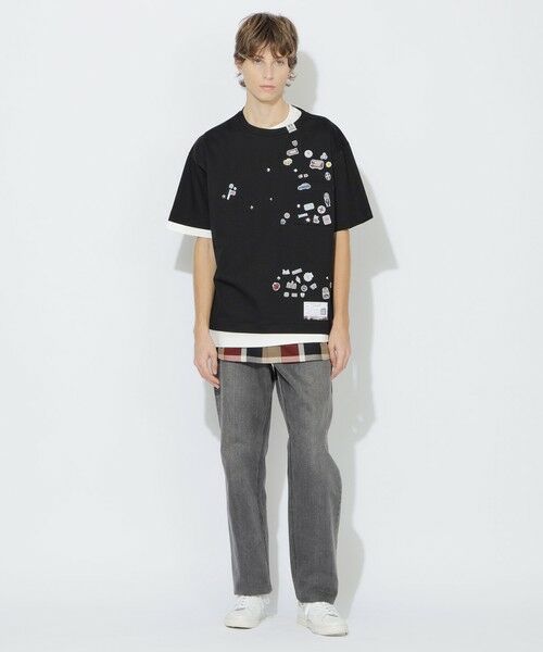 BLUE LABEL / BLACK LABEL CRESTBRIDGE / ブルーレーベル / ブラックレーベル・クレストブリッジ  カットソー | 【Maison MIHARA YASUHIRO】【一部店舗限定】コラボレイヤードTシャツ | 詳細1